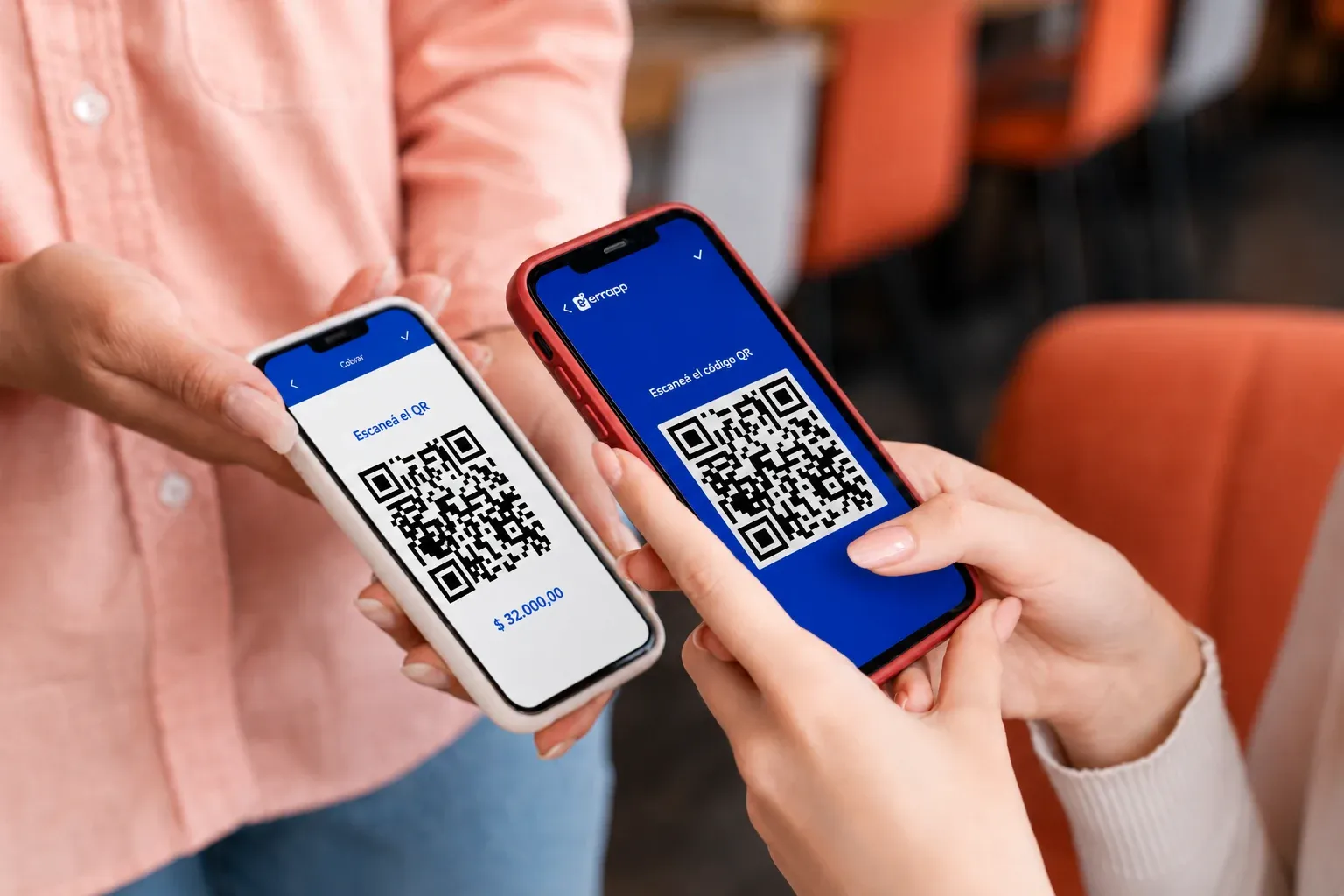 Comercio generando un cobro QR de PrestApp