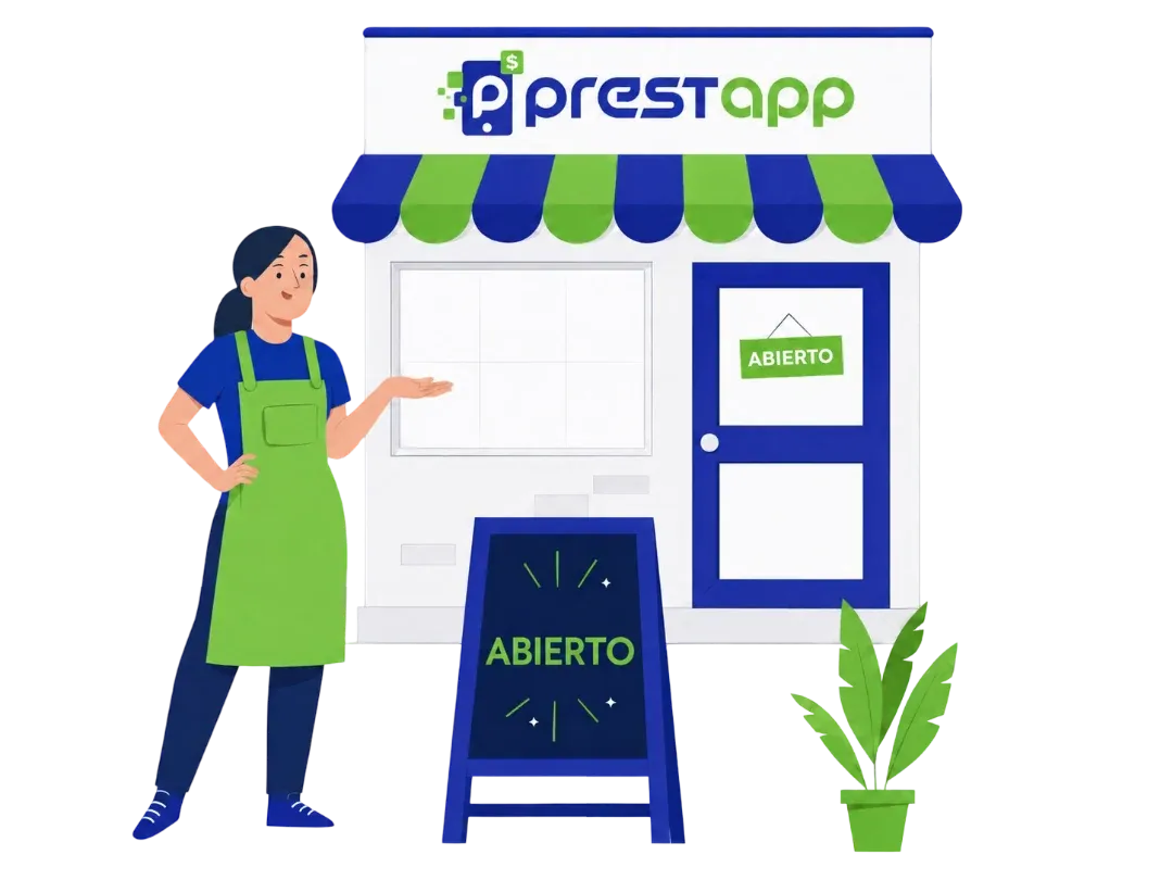 Comercio vendiendo con PrestApp